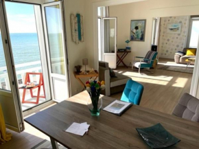 Digue de Wimereux, appartement face mer, balcons, spacieux, Wimereux